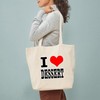 CafePress I Heart (Love) Dessert Tote Bag Natural Canvas Tote
