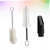 Kisangel 2pcs Whistle Brush Soprano Saxophone Horn Cleaning Brush Cleaning