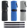 ZOCONE 3 Pack Golf Towel, 30 * 30cm Golf Towels