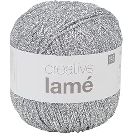 Rico Design Creative Lamé, 25 g, approx. 135 m, silver