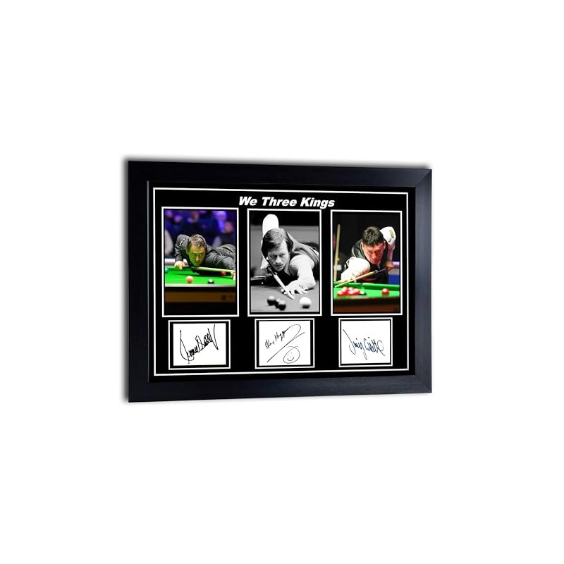 A3 POSTER WE THREE KINGS SNOOKER. JIMMY WHITE. RONNIE O'SULLIVAN.