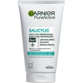 Garnier PureActive 3 en 1 Anti-Imperfecciones con Arcilla, 150ml