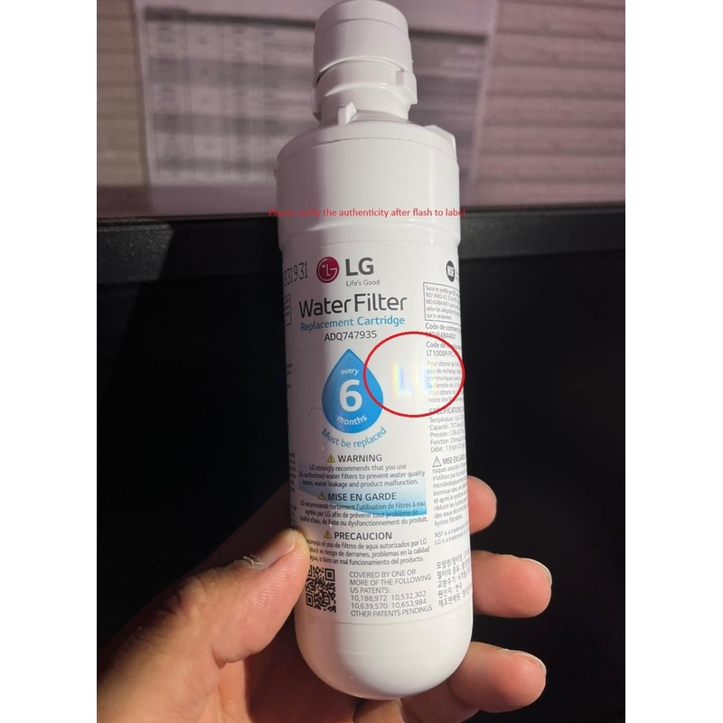 (2 Pack) LG Genuine LT1000P ADQ74793501 MDJ64844601 Replacement Fridge Water