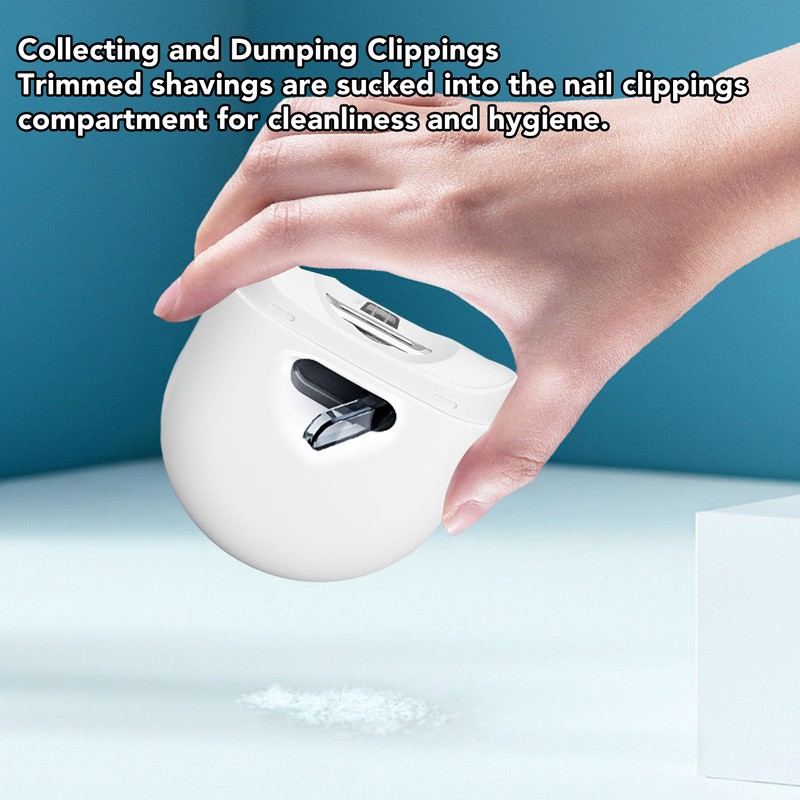 Electric Nail Clipper Full Sutomatic Portable Electric Fingernail Trimmer for