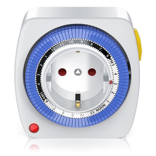 Bearware - 24-hour mechanical, plug-in timer - 96 switching segments