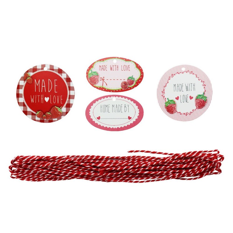 Com-four® Labels And Covers For Jars And Bottles With Different