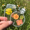 DIY Handmade Homemade Ins Bookmark Transparent Dried Flower Bookmarks