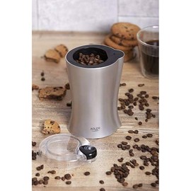Adler AD 443 Kaffeemühle, 70 Grams, Silber