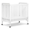 DaVinci Jenny Lind 3-in-1 Convertible Mini Crib in White, Removable