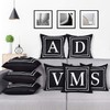 ASPMIZ Throw Pillow Covers English Alphabet A Pillow Covers, Initial