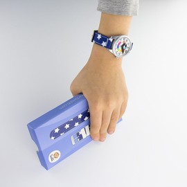 Twistiti Children's Animal Dial Time Teacher, Uses Symbols to Teach Time, Waterproof 50M, Long Glow In The Dark, From 3 Years Old, Stars