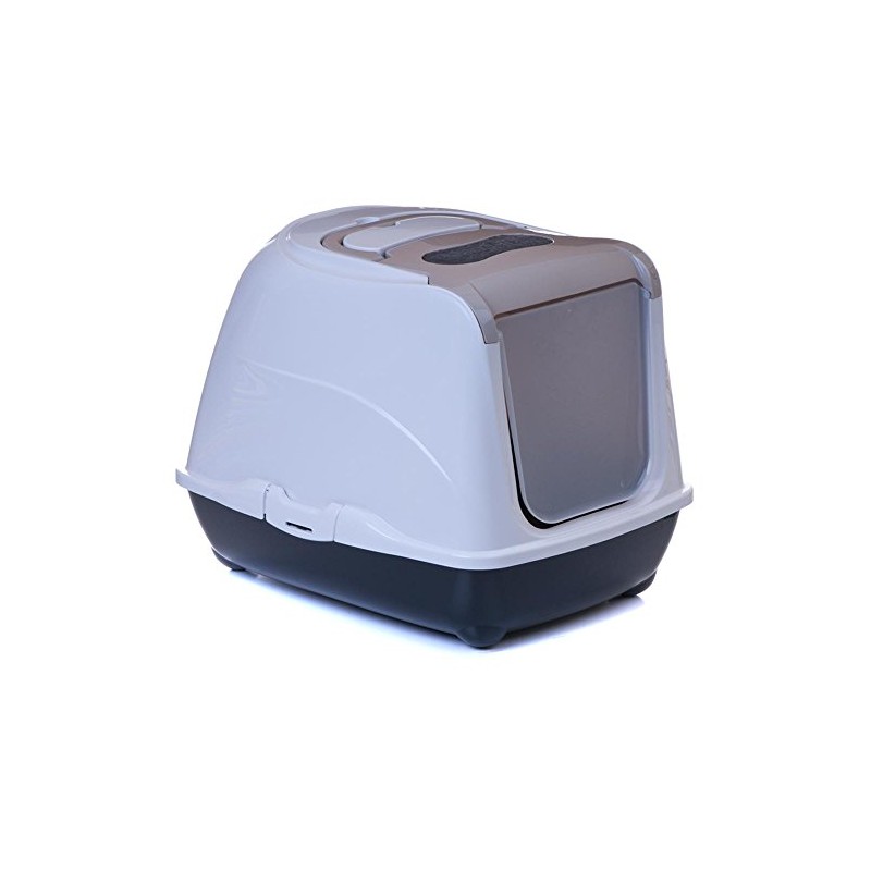 Flip Cat Litter Tray XL Grey Beige – Bottom Tray