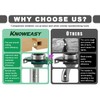 Knoweasy Professional Tongue and Groove Router Bit Set with 1/2