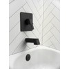 Olympia OP-640043-MB Extended i3 Combo Diverter Tub Spout in Matte