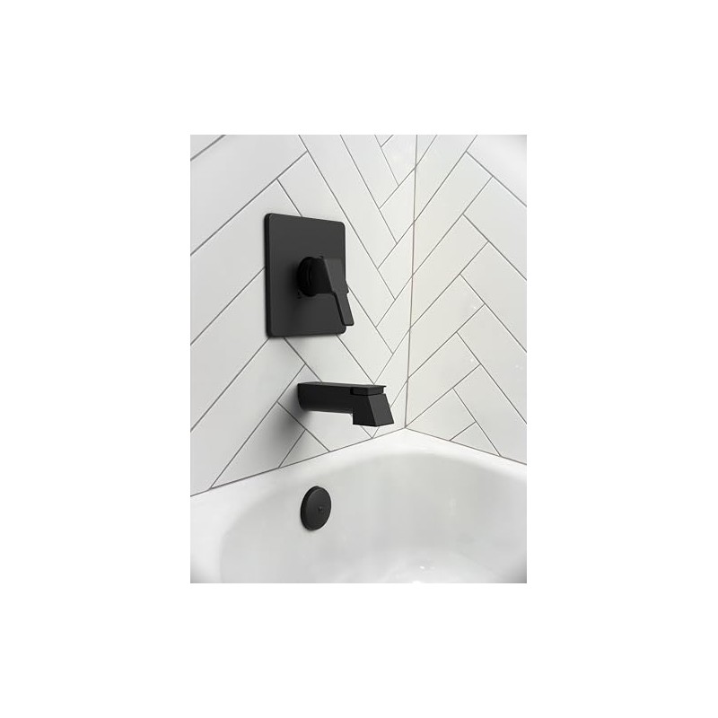 Olympia OP-640043-MB Extended i3 Combo Diverter Tub Spout in Matte