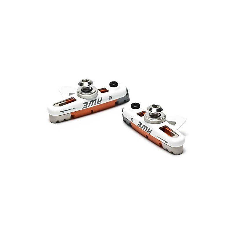 AWE X 4 Pairs 55mm White Cassette Road Brake Pads