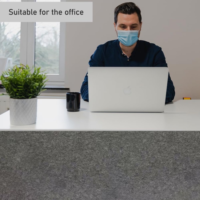 VOVCIG Under Desk Privacy Panel,59 x 19.7 inch Felt Board