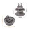 Emptty 8PCS Dishwasher Roller Assembly Fit Upper Dishrack and Lower