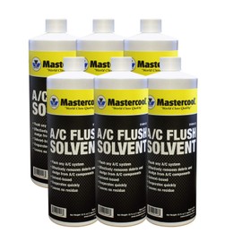 Mastercool 91049-32-6 Black/Yellow Flush Solvent, 6 pack (32 oz)
