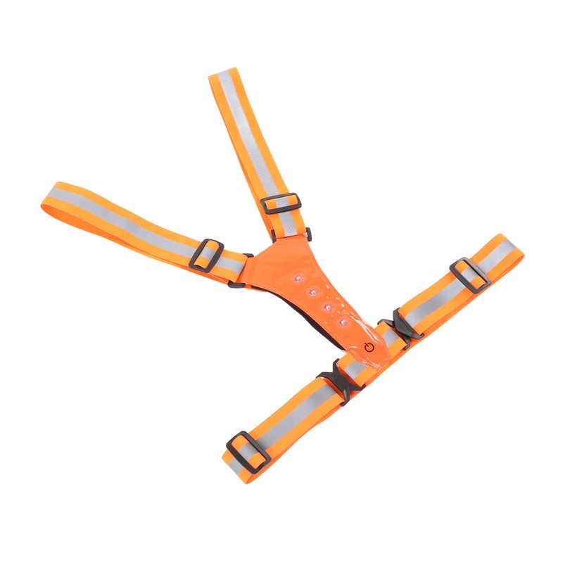 LED Reflective Vest Running Gear Band 3 Lighting Mode 360°
