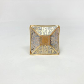 Brass Moroccan White Gold Square Drawer Knob Cupboard Pull Drawer Brass Etched Drawer Knob Brass Bohemian Drawer Knob