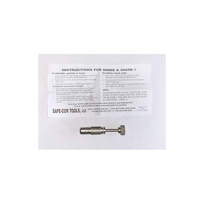 Safe-Cor 968RB Valve Stem Removal Tool