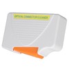 White Fiber Optic Cleaning Box Lightweight SC FC ST LC