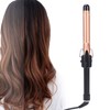 Curling Iron Wand Adjustable Temperature Ceramic Barrel Hair Curler 25mm