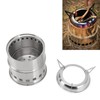 Mini Alcohol Stove for Camping Hiking Stainless Steel Campfire Stove