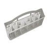 Whirlpool WP8562045 Genuine OEM Dishwasher Silverware Basket, White Replacement Part