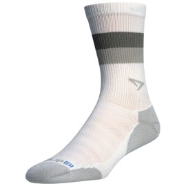 Drymax Running Lite-Mesh Crew (White, W10-12, M8.5-10.5)