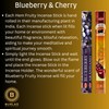 HEM 12 unique Fruity Incense Sticks Variety Pack, with BURLAS