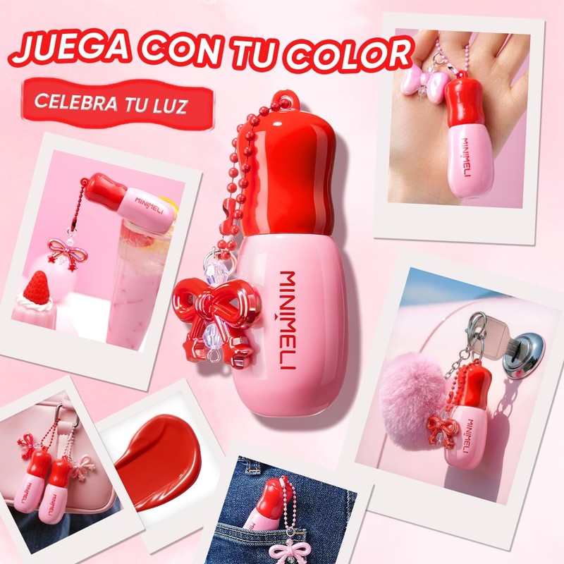 Minimeli Lip Tint con Cadena 24h Mate – Fiebre de