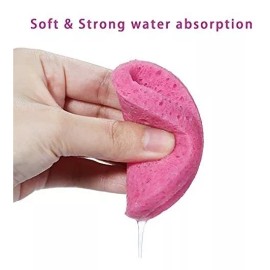 N Esponjas Faciales Para Limpieza Reusables Multicolor 50 Pzas