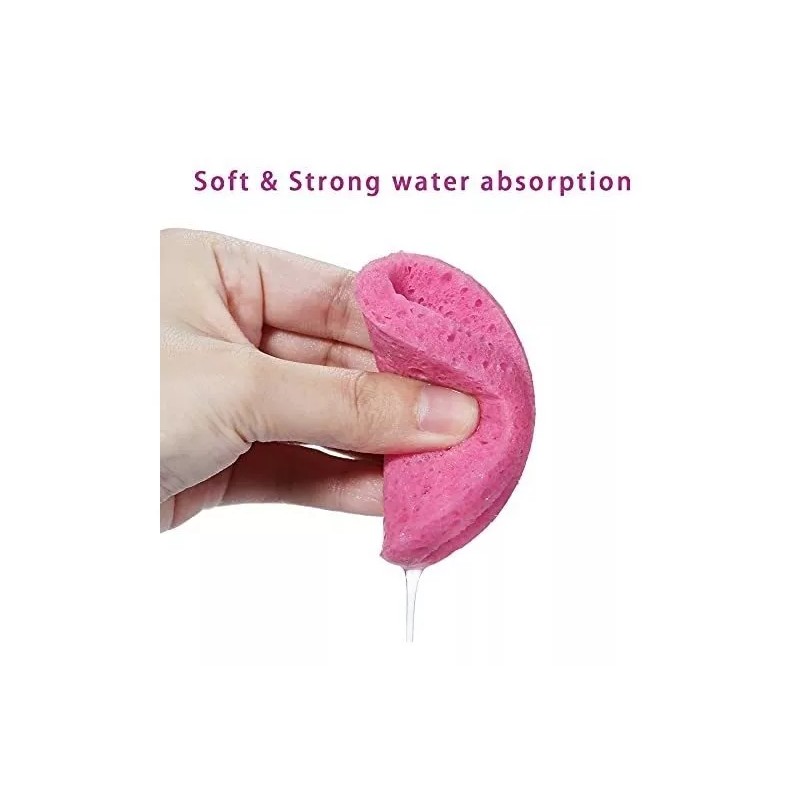 N Esponjas Faciales Para Limpieza Reusables Multicolor 50 Pzas