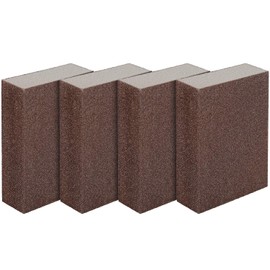 LUTER 4 Pieces Sanding Sponge Wet and Dry Sanding Block Fine (Grade 240 to 320) Sanding Pads (4 Blocks)