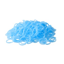 300 Light Blue Loom Bands Refill Pack with Hook Tool and Clips Art Craft Friendship Bracelet Jewellery Making Childrens Game