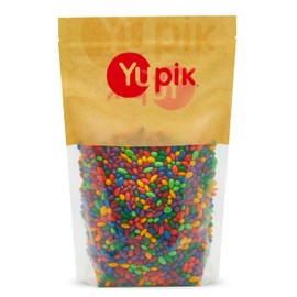 Yupik Kimmie Sunbursts, Colorful Chocolaty Sunflower Seeds, 2.2 lb (35.2 oz), Pack of 6, Gluten-Free, Kosher, Sunflower Seeds in Chocolaty Candy Coating, Source of Fiber, Ideal for Parties, Baking