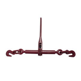 Mytee Products 5/16"-3/8" Heavy Duty Ratchet Lever Load Binder w/Grab Hooks 5,400 Lbs Working Load Limit | Tie Down Hauling Chain Binders for Flatbed Truck Trailer