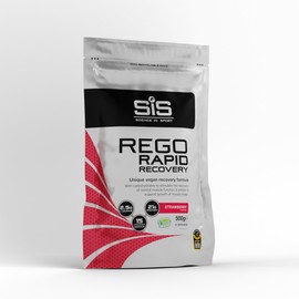 Science In Sport REGO Rapid Recovery Protein Powder, Strawberry Protein Powder with Added L-Leucine, Vitamins and Minerals for Muscle Recovery, 10 Servings, 500g