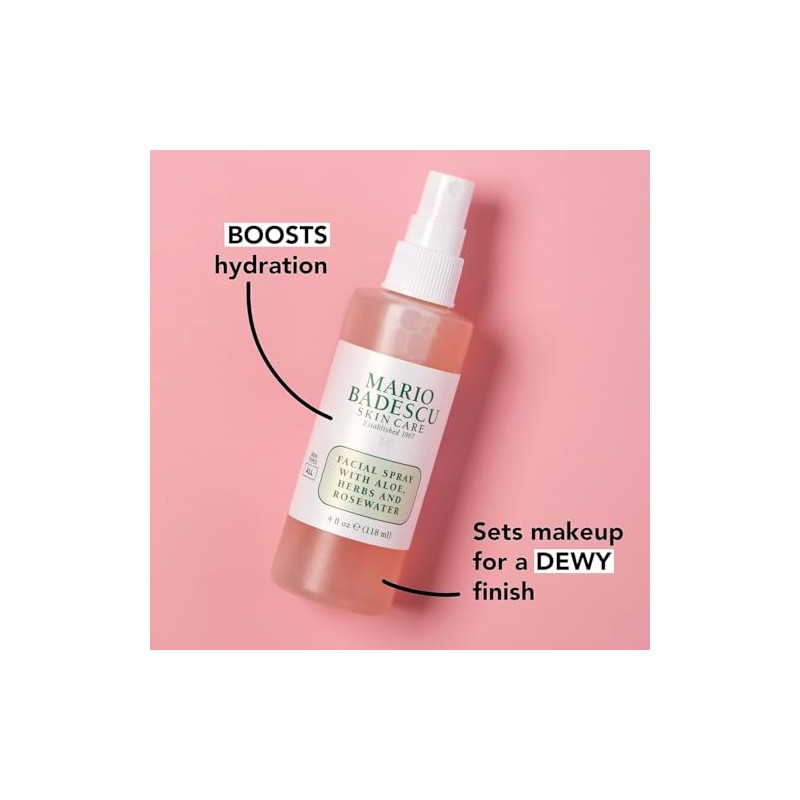 Mario Badescu Spray facial Agua de rosa y lavanda Duo