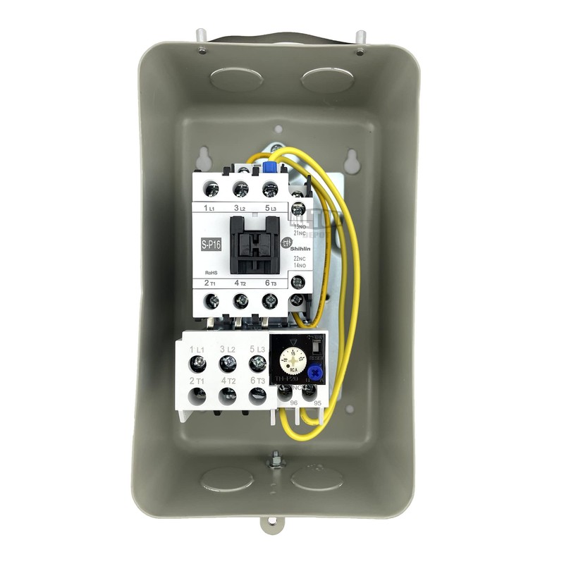 Magnetic Motor Starter Control 5 HP 3 Phase 208/230V 12-18AMP