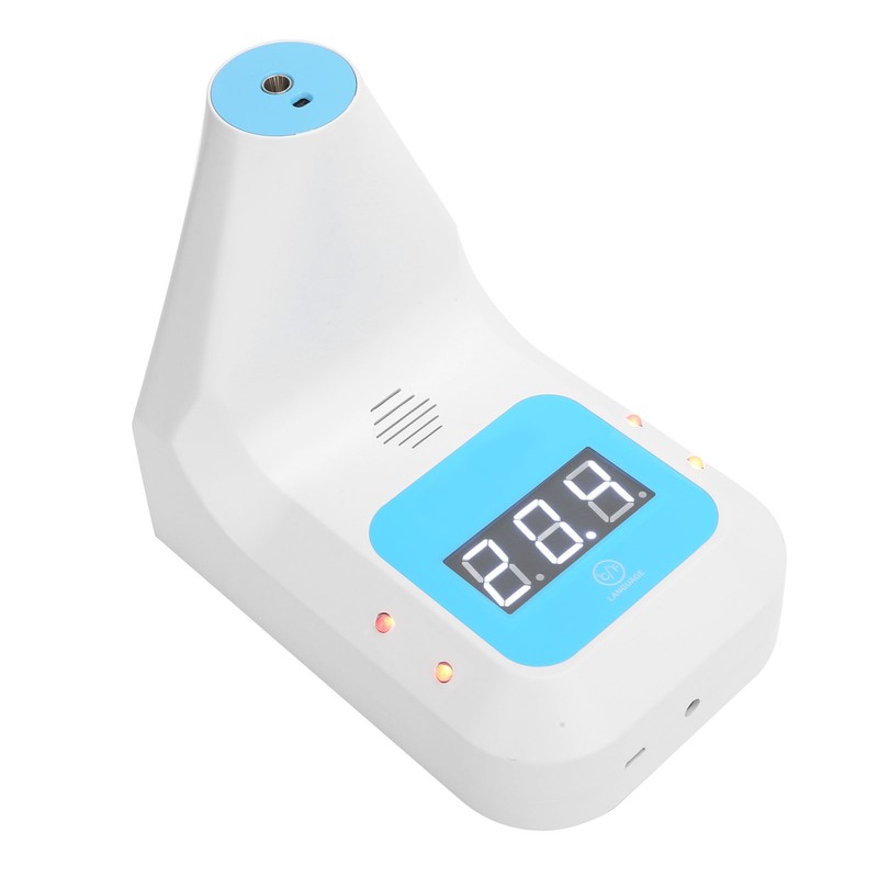 Infrared Forehead Thermometer Non Contact Digital LCD Wall Mounted Thermometer