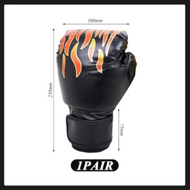 1 Pair Of Children'S Boxing Gloves, Boxing Practice Gloves, Youth Boxing Training Gloves, Beginners Gloves, Suitable For Boxing, Taekwondo, Mixed Martial Arts