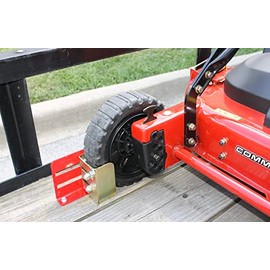 Jungle Jim's Jungle Boot to Secure Push and Some Commercial Mowers or Spreaders to Lawn and Landscape Trailer (SMALL - LOCKING)