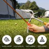 Loccmat 40 Pcs Tent Stakes,9.8 Inch Ground Stakes,Heavy Duty Metal