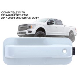 APA Replacement White Exterior Door Handle for 2015-2020 F150 2017-2020 Super Duty Front Driver Left LH Side