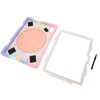 Tablet Case Silicone Hard PC Precise Cutouts Adjustable Strap 360
