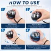 Gyroscopic Forearm Exerciser for Wrist & Grip Training - Self-Starting