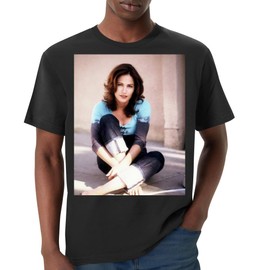 Kim Delaney - Premium Men's Crewneck T-Shirt – Soft, Comfortable & Stylish Everyday Wear PTR #G377139, Black, Medium